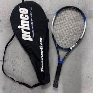 Prince ThunderCloud Tennis Racket with Black and Blue Design